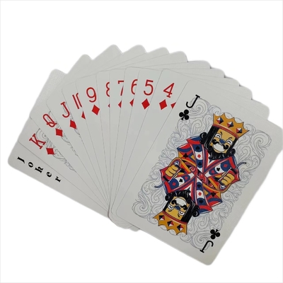 personalized pvc playing cards poker with Gold foil stamping tuck box board game card