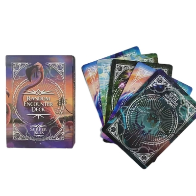 Affirmation Cards Oracle Deck Cards In Spanish Custom Printing Tarot Card With Guidebook